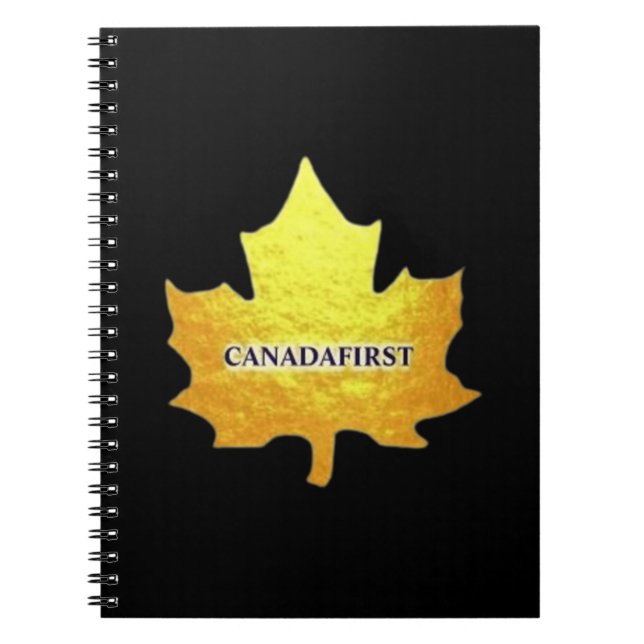 CUADERNO CANADAFIRST GOLD MAPLE LEAF (Frente)