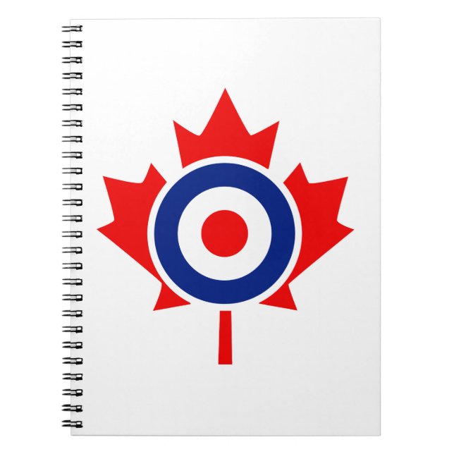 Cuaderno Canadiense Maple Leaf Roundel Mod CANADA (Frente)