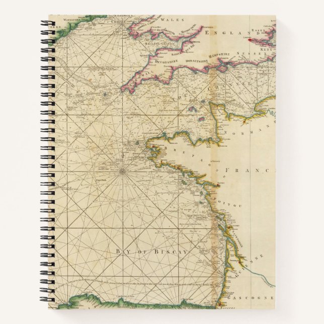 Cuaderno Canal británico, Bahía de Vizcaya (Anverso)