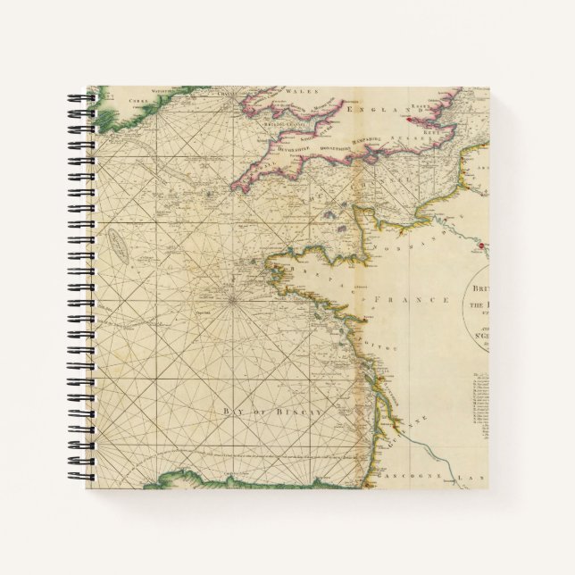 Cuaderno Canal británico, Bahía de Vizcaya (Anverso)