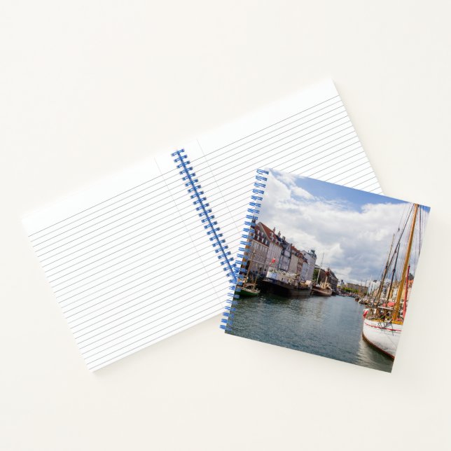 Cuaderno Canal con Barcos | Copenhague (Interior)