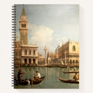 Cuaderno Canaletto - Vista de la cuenca de San Marco Veneci