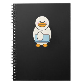 Cuaderno Canard allant au travail, funny work