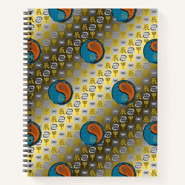 Cuaderno Cáncer & Dragón de Madera (Anverso)