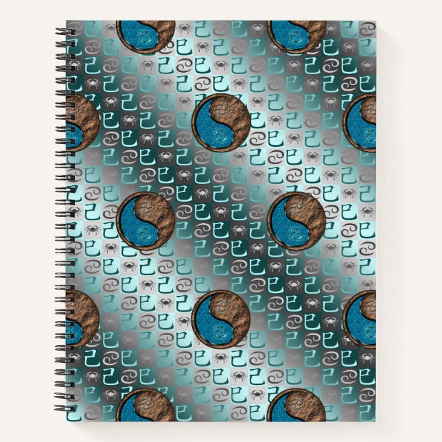 Cuaderno Cancer & Earth Snake Spiral Notebook (Anverso)