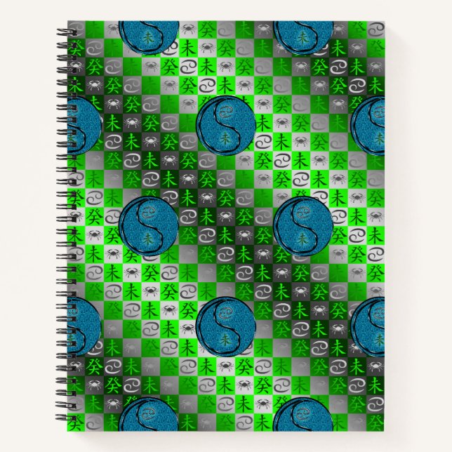 Cuaderno Cancer & Water Goat Spiral Notebook (Anverso)
