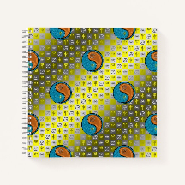 Cuaderno Cancer & Wood Monkey (Anverso)