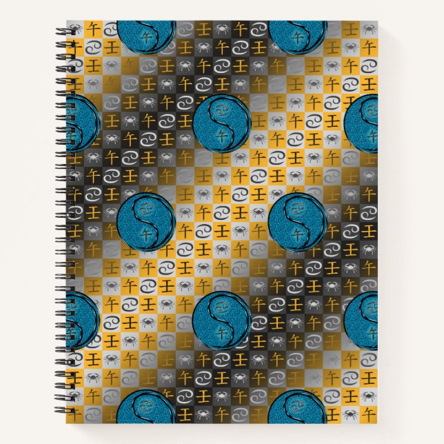 Cuaderno Cáncer y Caballo de Agua (Anverso)