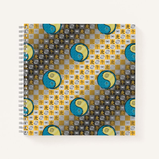 Cuaderno Cáncer y Caballo de Metal (Anverso)