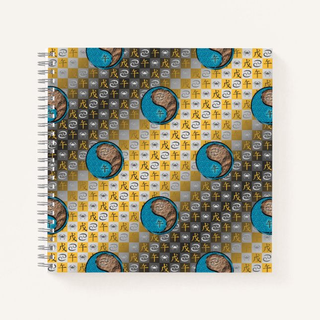 Cuaderno Cáncer y Caballo de Tierra (Anverso)