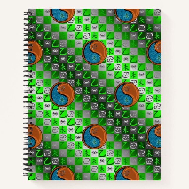 Cuaderno Cáncer y Cabra de Madera (Anverso)