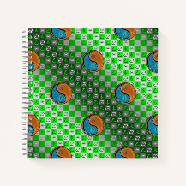 Cuaderno Cáncer y Cabra de Madera (Anverso)