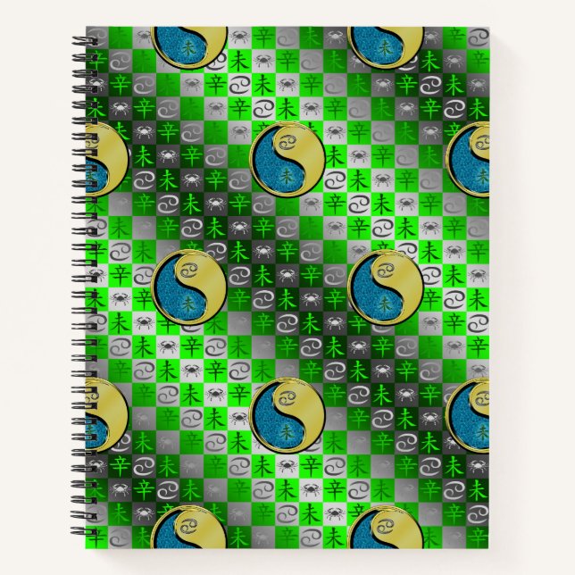 Cuaderno Cáncer y Cabra de Metal (Anverso)