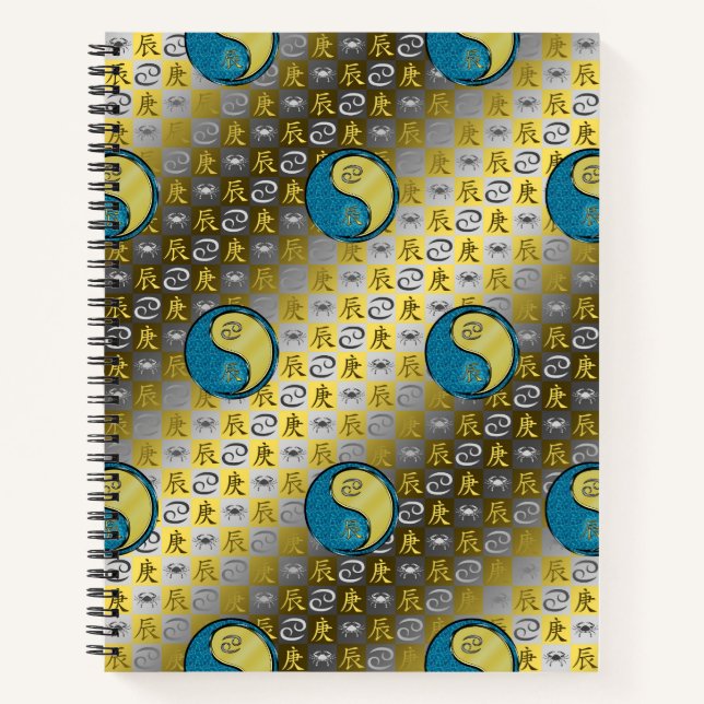 Cuaderno Cáncer y Dragón de Metal (Anverso)