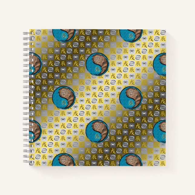 Cuaderno Cáncer y Dragón de Tierra (Anverso)