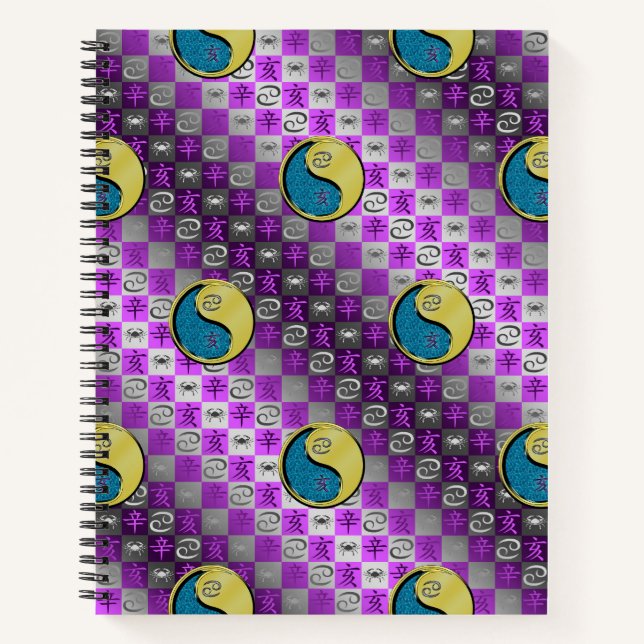 Cuaderno Cáncer y Jabalí de Metal (Anverso)