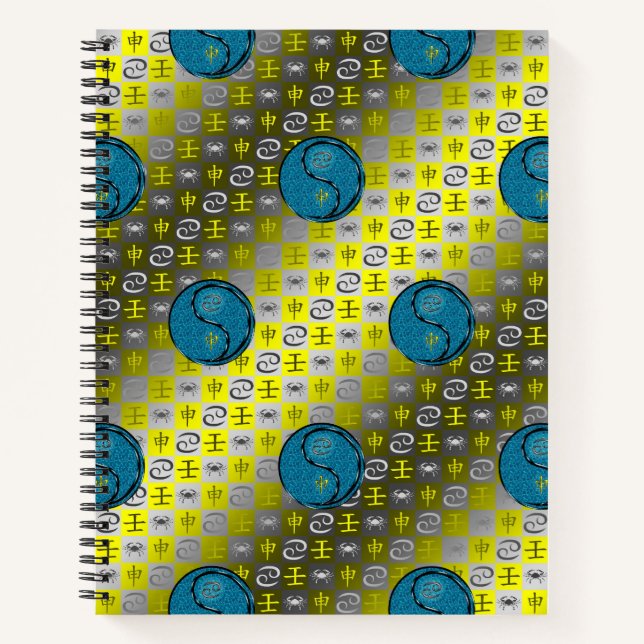 Cuaderno Cáncer y Mono de Agua (Anverso)