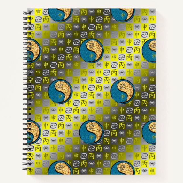 Cuaderno Cáncer y Mono de Fuego (Anverso)