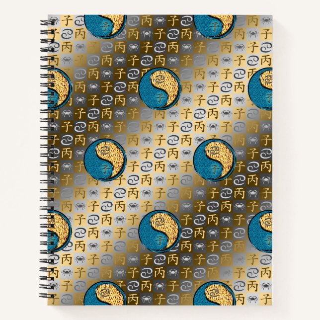 Cuaderno Cáncer y Rata de Fuego (Anverso)