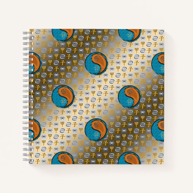 Cuaderno Cáncer y Rata de Madera (Anverso)