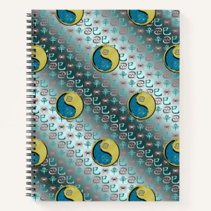 Cuaderno Cáncer y Serpiente de Metal
