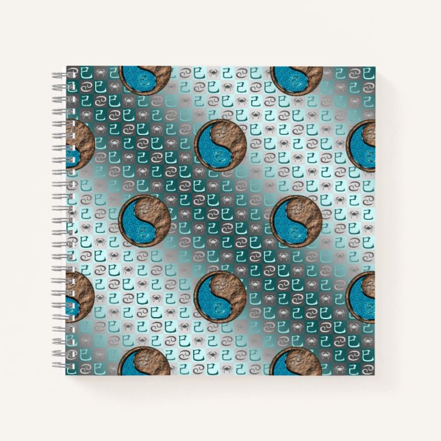 Cuaderno Cáncer y Serpiente de Tierra (Anverso)