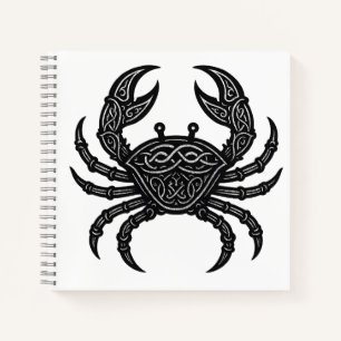 Cuaderno Cáncer — Zodiaco Cangrejo Tinta Embrujada