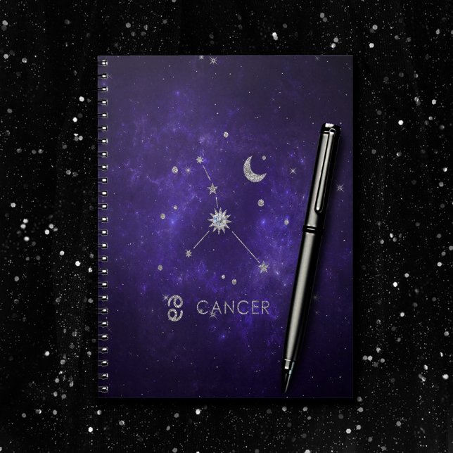Cuaderno Cáncer zodiaco morado | Horoscopio Astrológico Cós (Subido por el creador)