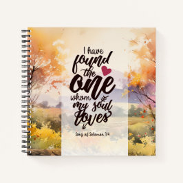 Cuaderno Canción de Salomón 3:4 He encontrado la Biblia Uno