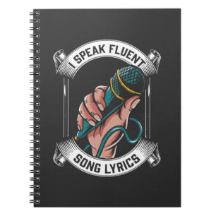 Cuaderno Canciones de canciones fluidas de cantante Karaoke