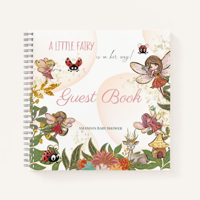 Cuaderno Canciones de Fairy Whimsical Chica Ladybug Guest B (Anverso)