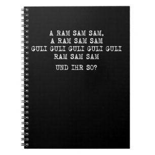Cuaderno Canciones de guardería A Ram Sam Sam Cantando Humo