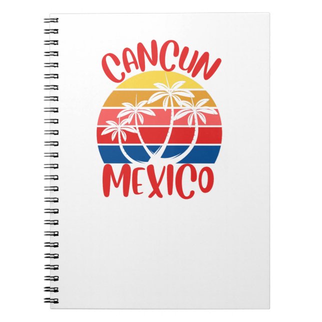 Cuaderno Cancún, México (Frente)