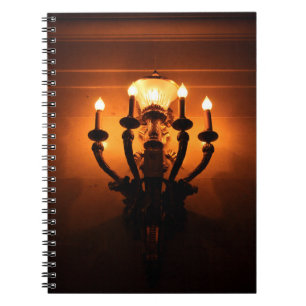 Cuaderno Candelabro de pared antiguo