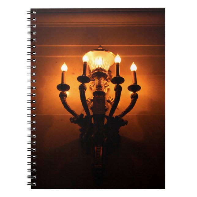 Cuaderno Candelabro de pared antiguo (Frente)