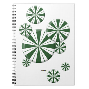 Cuaderno Candía de rayas de menta rápida
