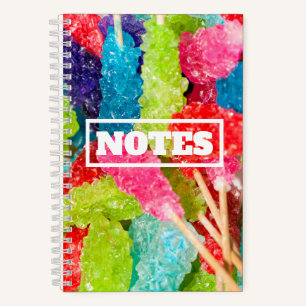 Cuaderno Candía de rock colorida