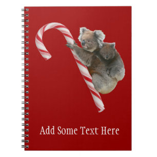 Cuaderno Candy Cane Australian Koala Bears