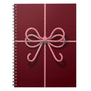 Cuaderno Candy Cane Bow Notebook