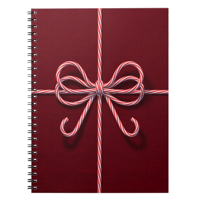 Cuaderno Candy Cane Bow Notebook (Frente)