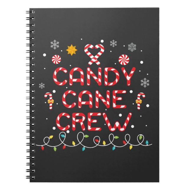 Cuaderno Candy Cane Crew Coincide con Candy Lover (Frente)