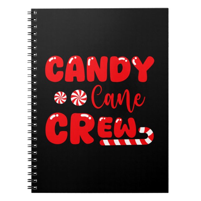 Cuaderno Candy Cane Crew Coincide con Candy Lover (Frente)