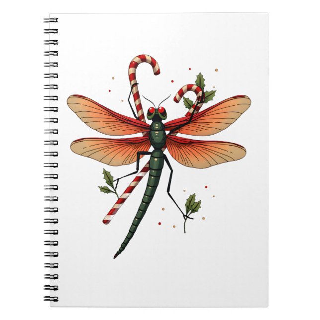 Cuaderno Candy Cane Dragonfly (Frente)