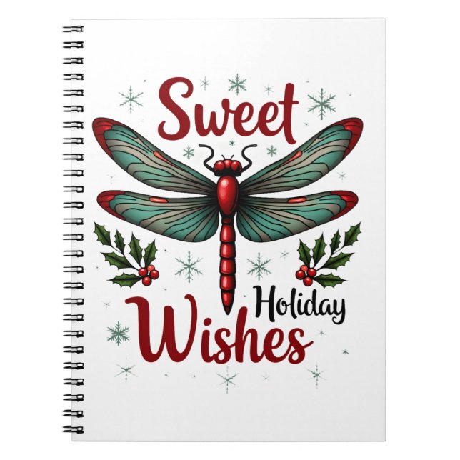 Cuaderno Candy Cane Wings Dragonfly (Frente)