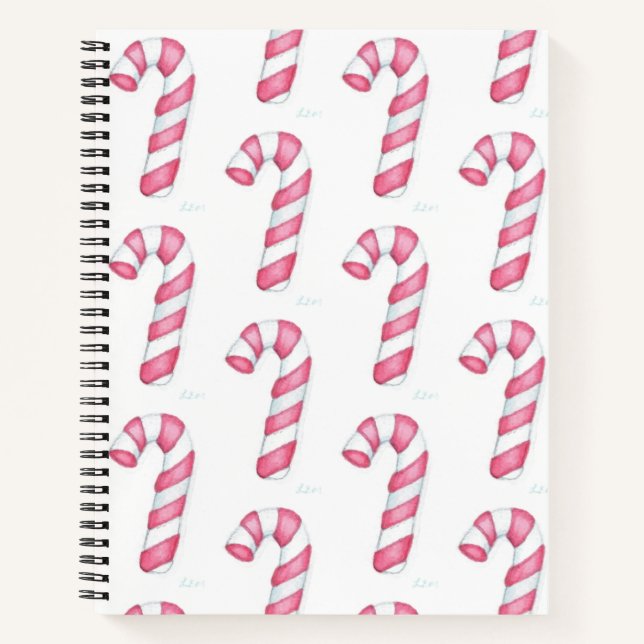 Cuaderno Candy Canes (Anverso)