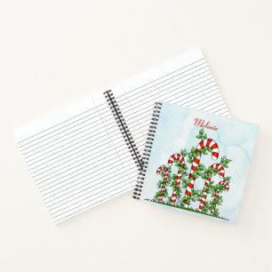 Cuaderno Candy Canes and Vines Navidades