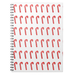Cuaderno Candy Canes Spiral Photo Notebook