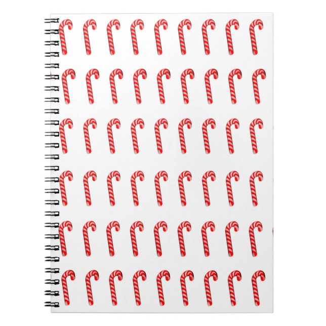 Cuaderno Candy Canes Spiral Photo Notebook (Frente)