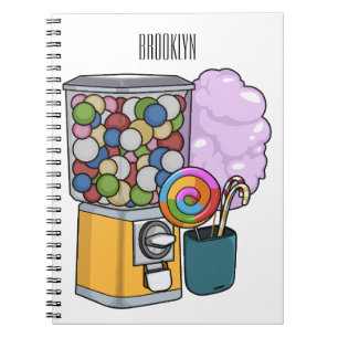 Cuaderno Candy cartoon illustration