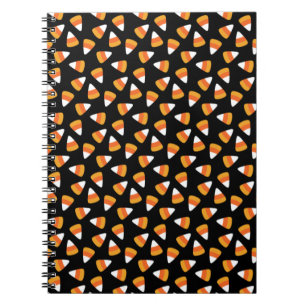 Cuaderno Candy Corn Halloween Negro y Naranja
